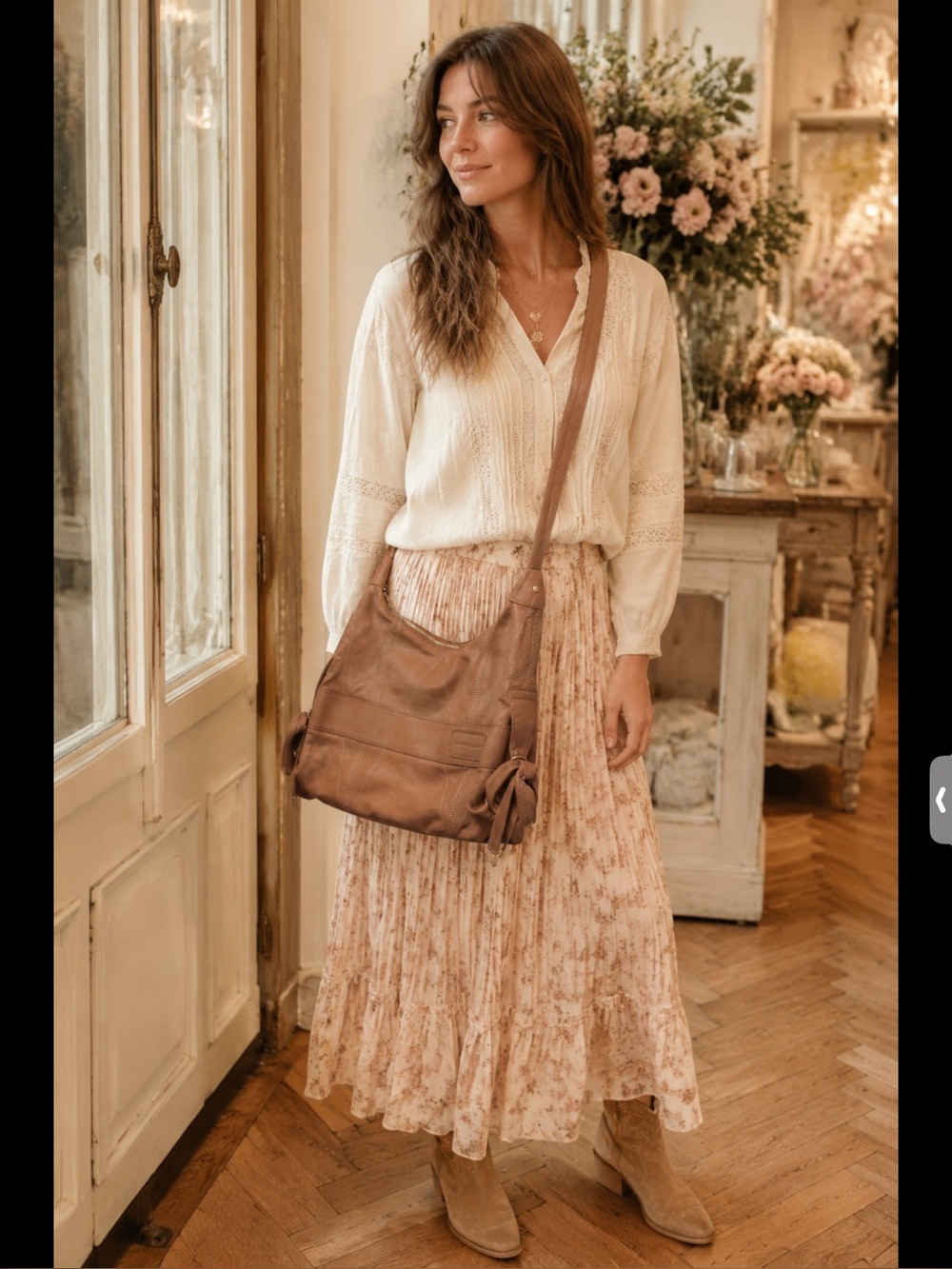 See By Chloé Brown Leather Crossbody Bag